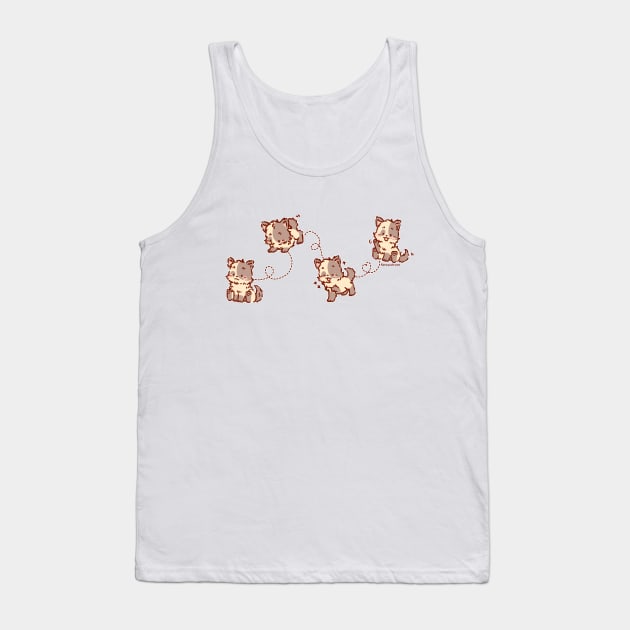 Maple the Pup (Sweet Caramel) Tank Top by Konayachi